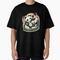 cute panda family enjoying sticker by Tape2Sticker