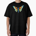 Stained Glass Death Head Moth Whimsigoth Aesthetic by AuraPremiumArt