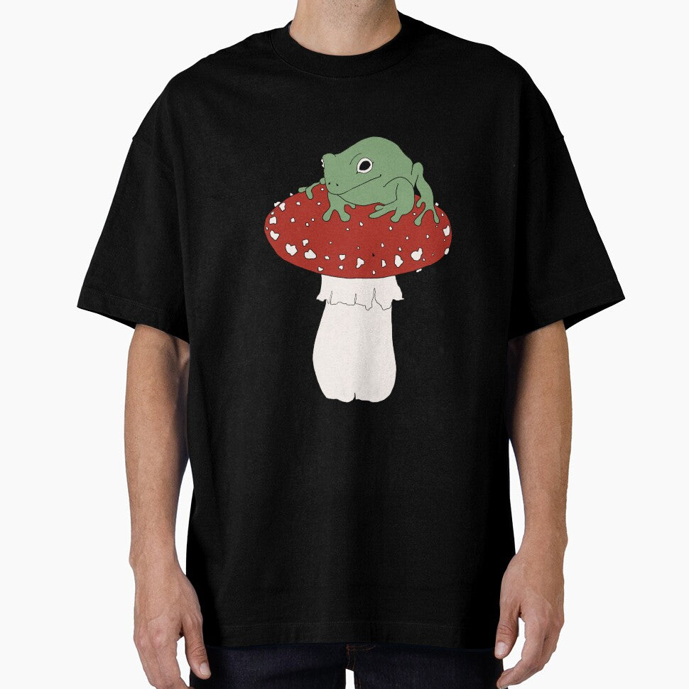 A Simple Frog on a Simple Mushroom by ellejoyart