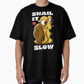 Slow Down Cartoon Snail by Maud Tee Art