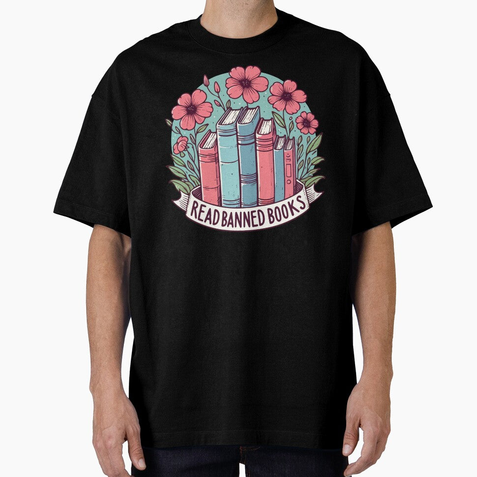 Read Banned Books Cute Floral by TomFrontierArt