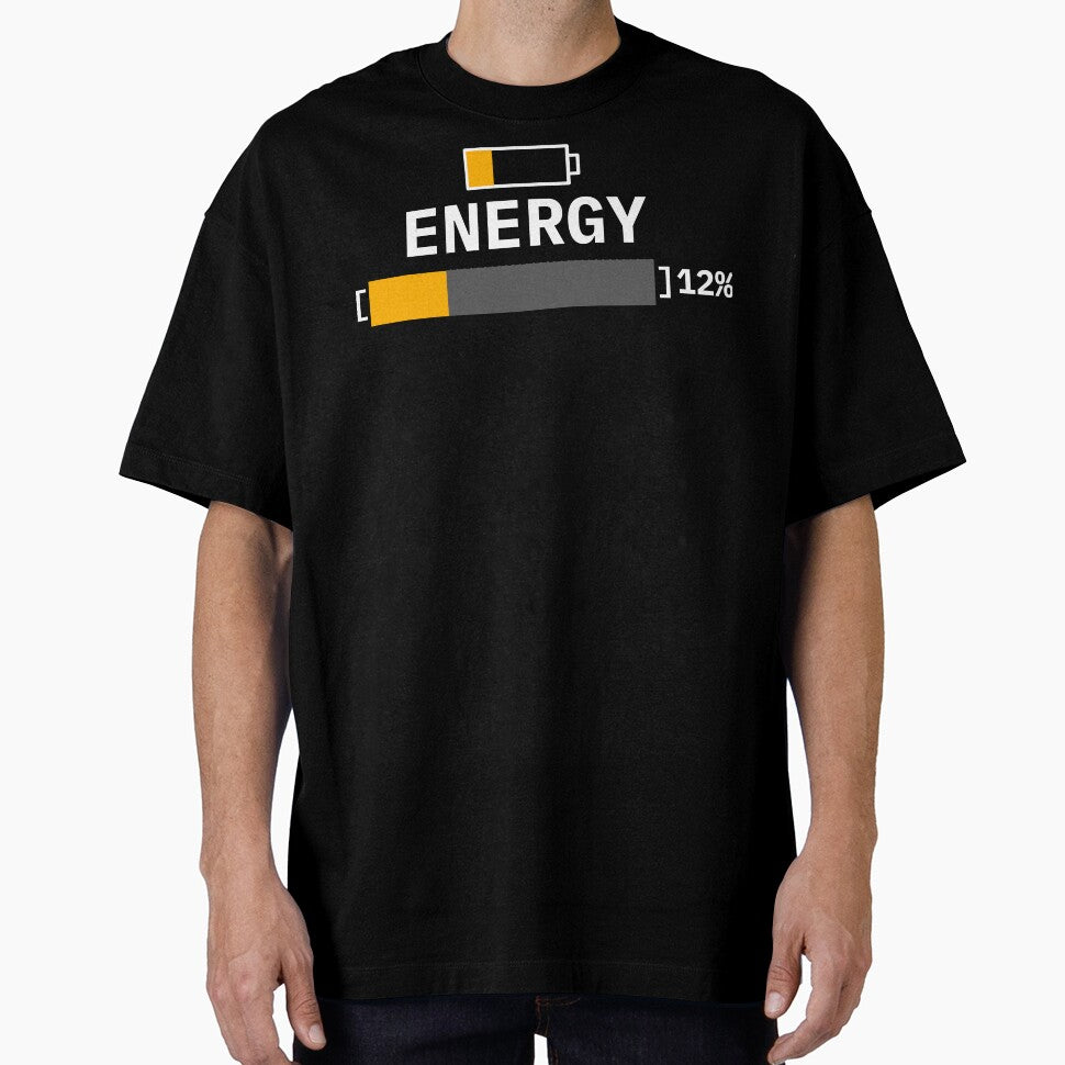 Energy 12 Percent Low Battery Human Status by Becheer