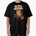 Work From Home Cat Manager Funny Design by SpeakingPrint2
