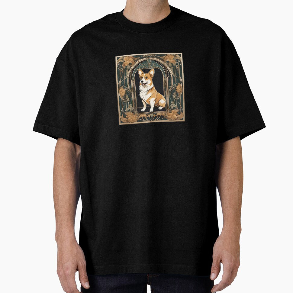 Art Nouveau Corgi by toadsforall
