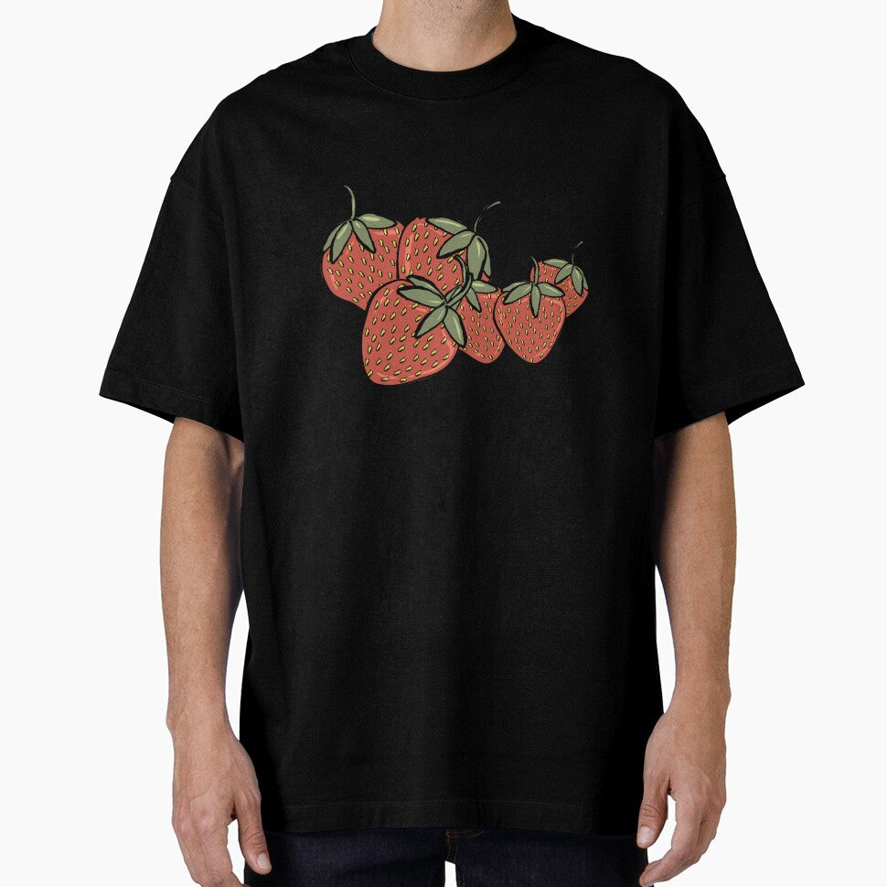 Strawberry Pattern by Scrabbly Doodles