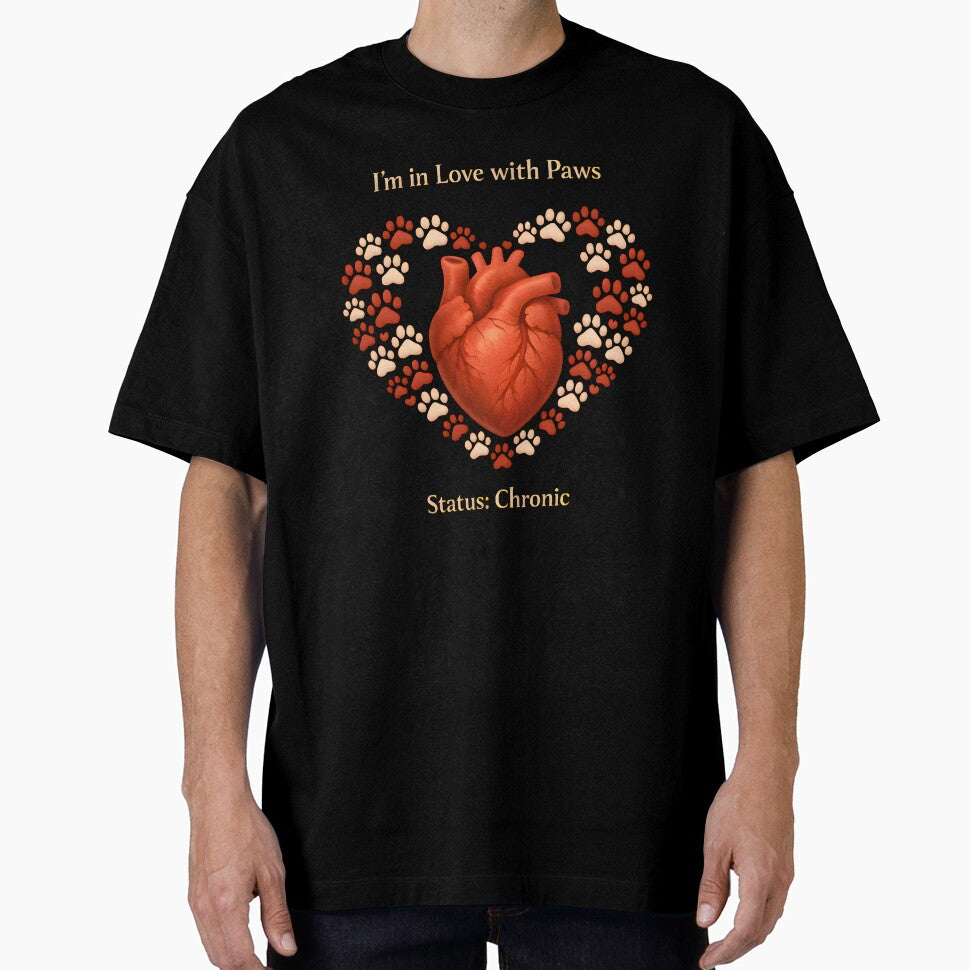 I’m in Love with Paws – Status: Chronic | Veterinary Valentine Design by Bettybee00