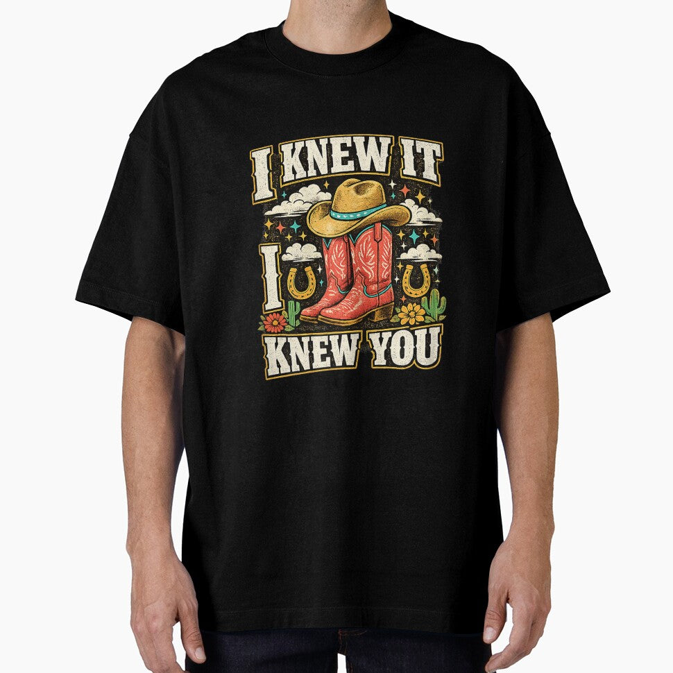 I Knew It I Knew You Funny Western Cowgirl Boots Vintage by mjohnson9