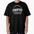 WFH – Working From Headphones | Funny Remote Work & Home Office Design by 519xdesign