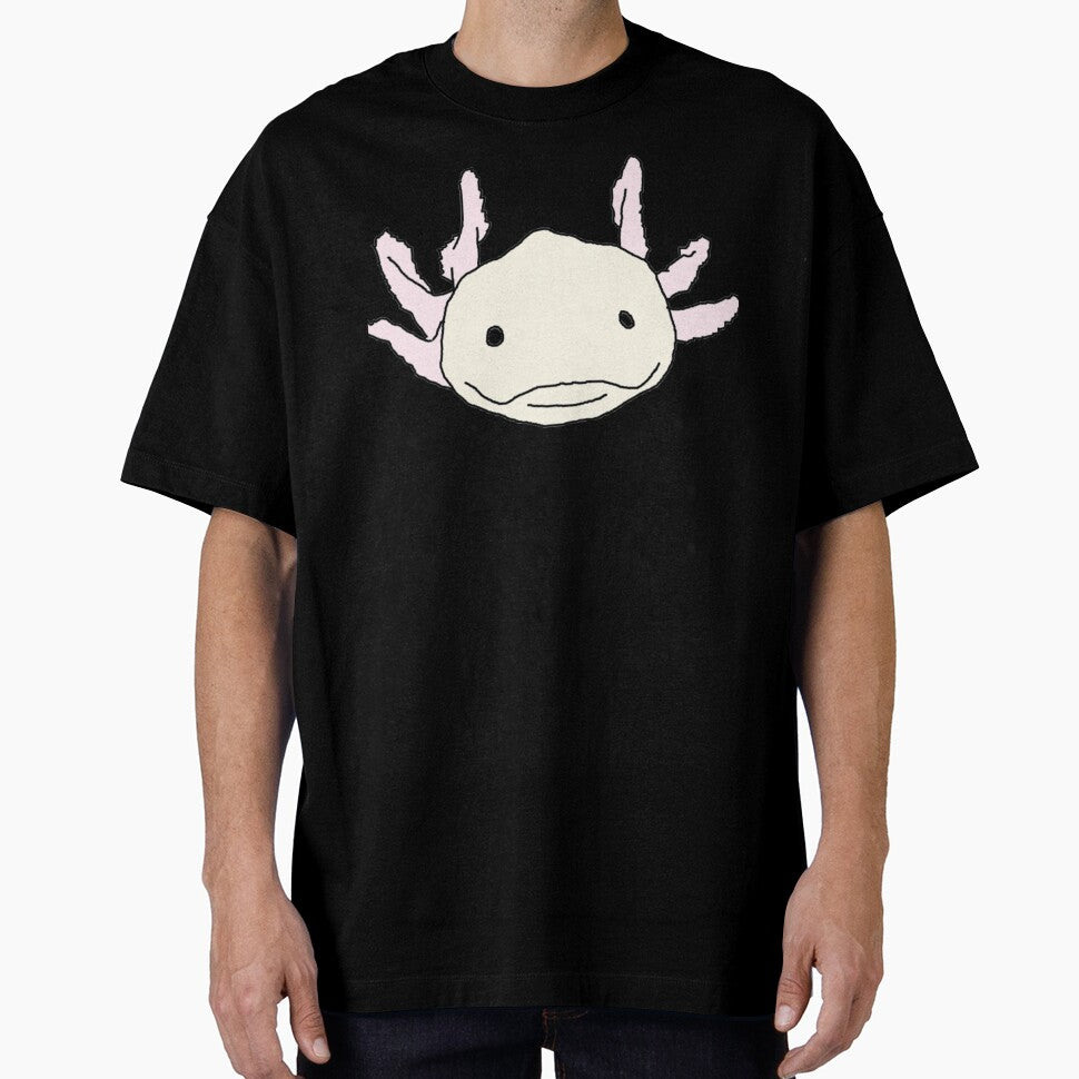 axolotl amphibian cartoon by Jaslyndizon