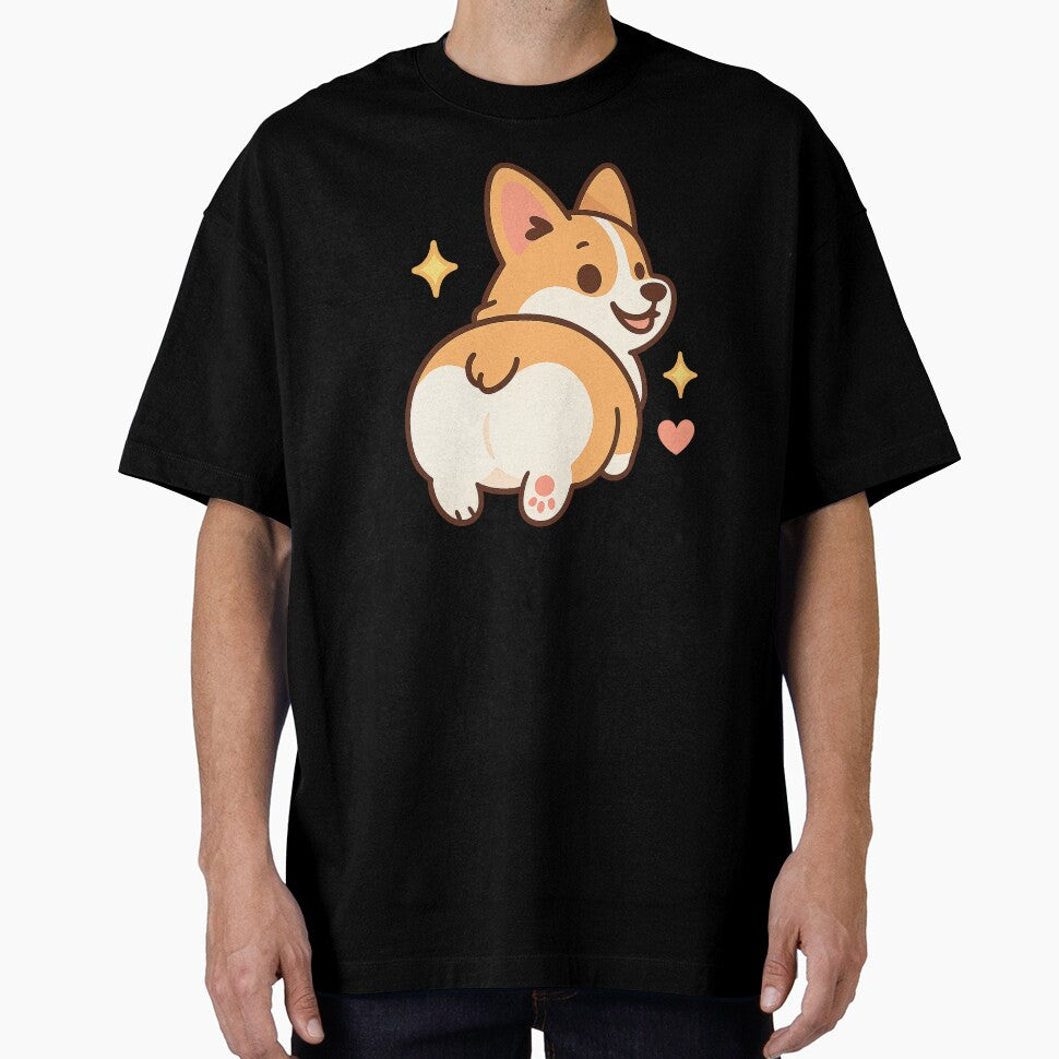 Corgi Butt – Funny Sparkly Dog Sticker by Tripconic