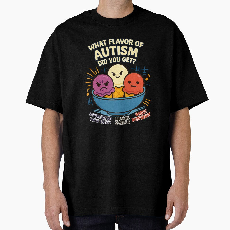 Flavors of Autism funny T-shirt by carvermckay