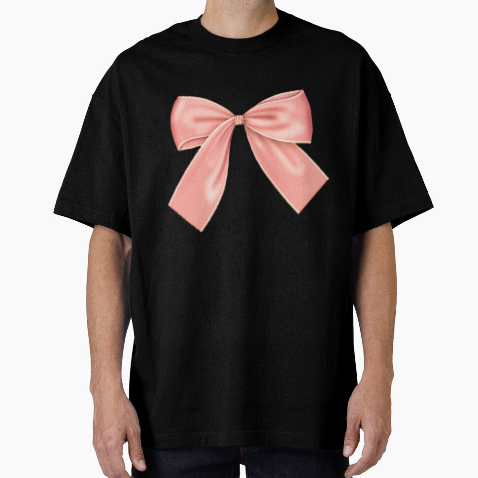 Pink ribbon bow by Pixiedrop