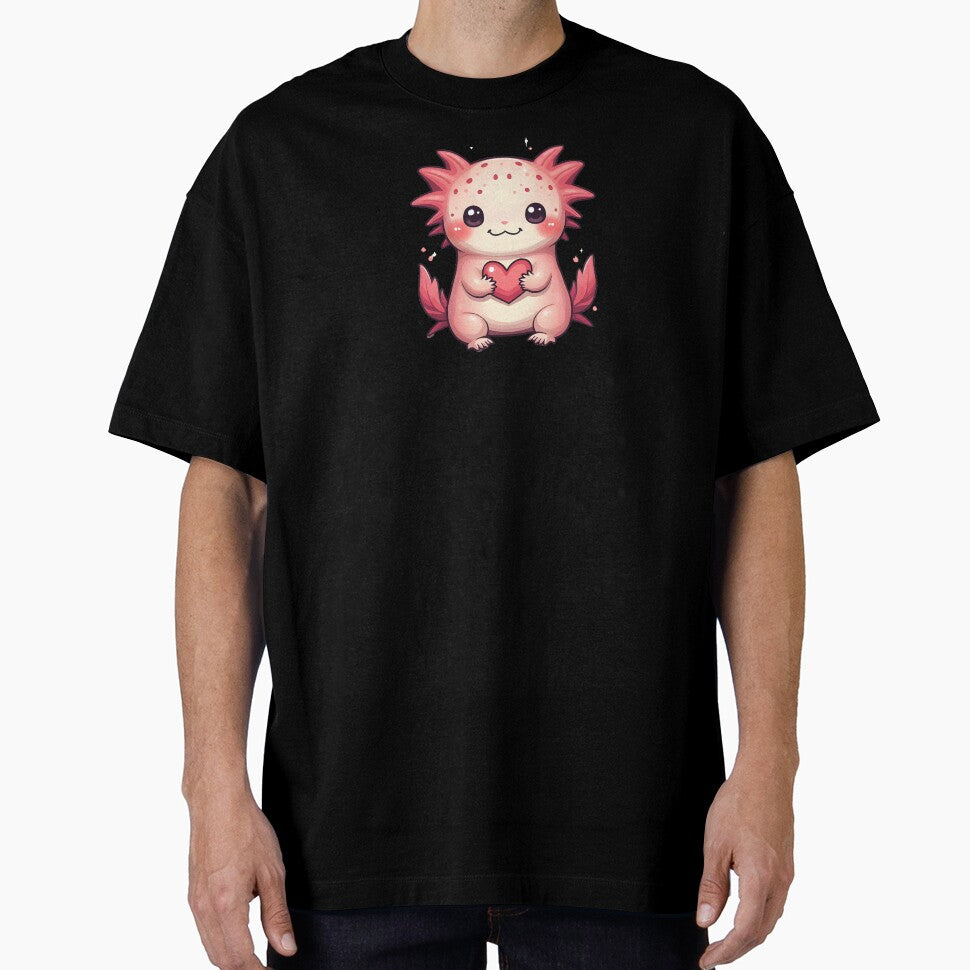 Kawaii Axolotl Love by VibeTCreations