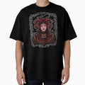 Aries Whimsigoth Zodiac Art — Dark Floral Fire Sign Astrology Design by DriftingDoodle