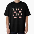 Cute Cherry Pattern | Retro Fruit Print by GoxyVision