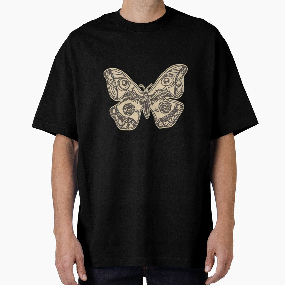 beige moth (linework) by Dorian Winter
