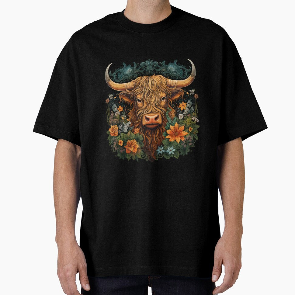 Highland cow by BloodRubyz