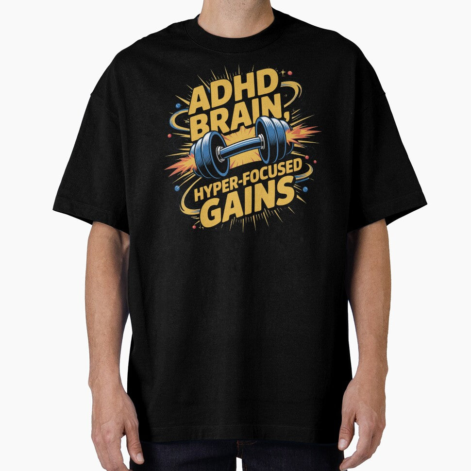 ADHD brain, hyperfocused gains, ADHD fitness by NoetherSym