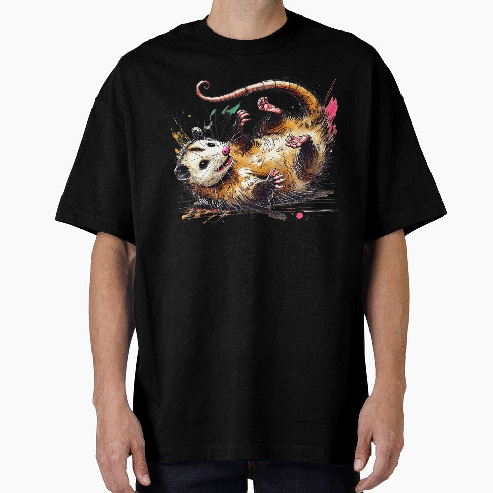 A Possum Rolling Through the Woods by Tiszert