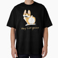 Hey Corgeous Cute Corgi Illustration by CLPDesignLab