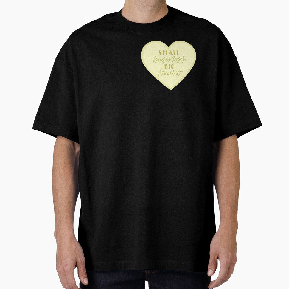 small business, big heart in yellow by prismatic paper co