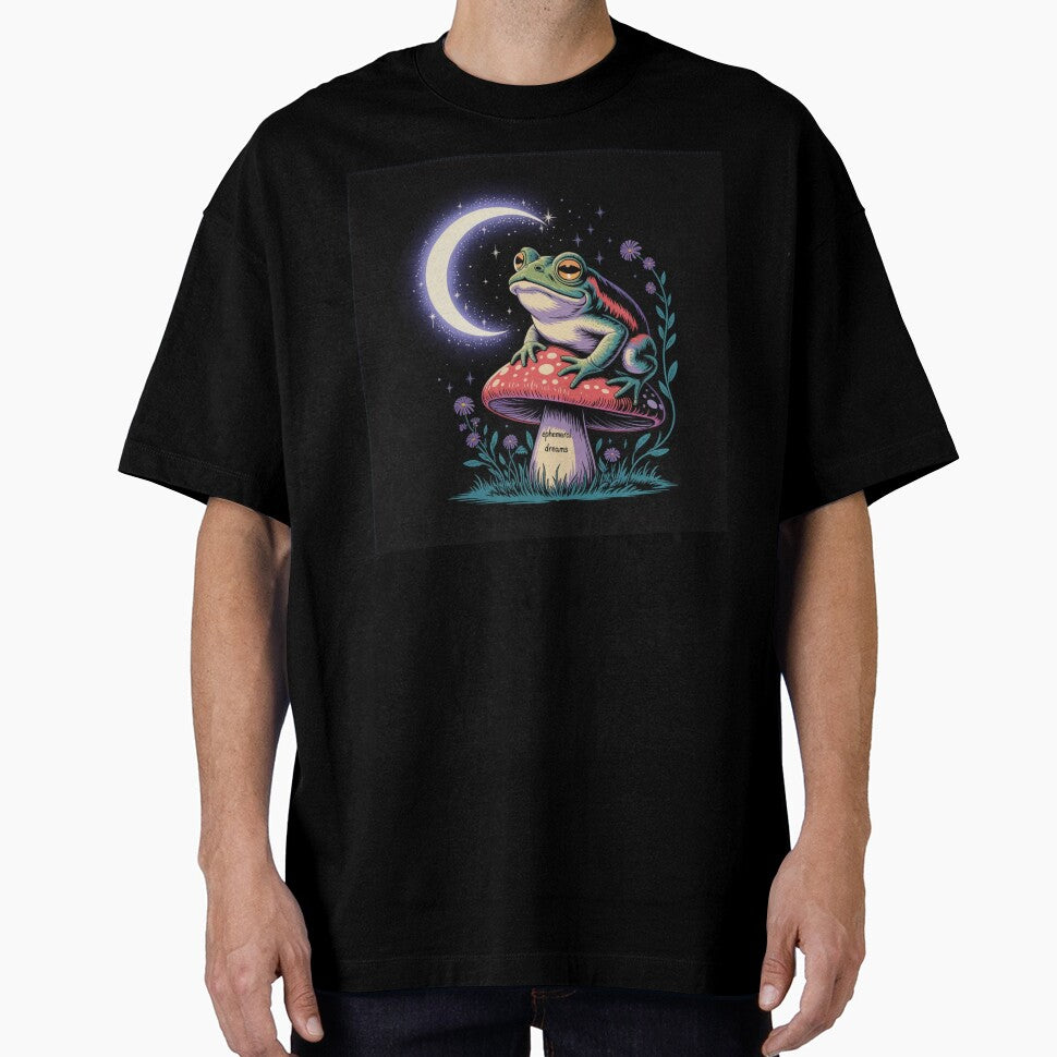 Ephemeral Dreams – Moon Frog on the Magic Mushroom by FusiTink