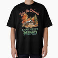 Into the Woods & Out of my Mind Outdoor Mountain & Woods Adventure Lover by Sugar Creek Graphics