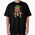 Frog Playing a Guitar on a Mushroom by Cedarrue