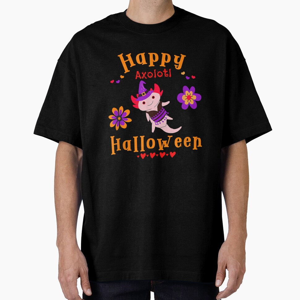axolotl halloween happy halloween by Jaslyndizon