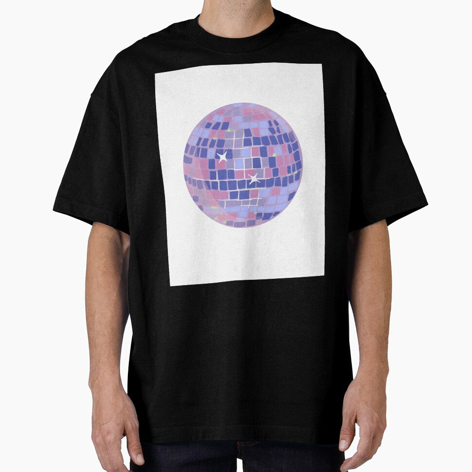 Pastel Disco Ball Poster – Retro Dance Aesthetic by Levision