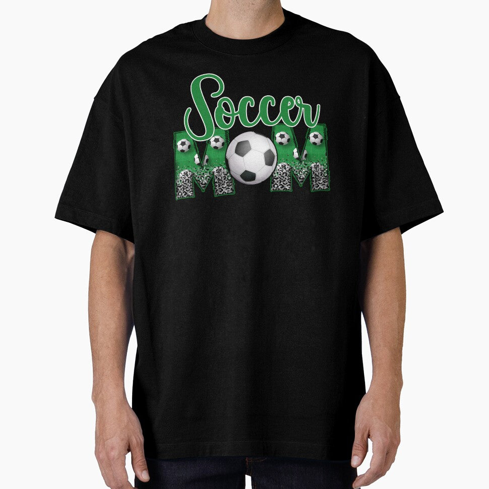 Soccer Mom Leopard Print - Retro Gameday Aesthetic by Krasnovaovaova