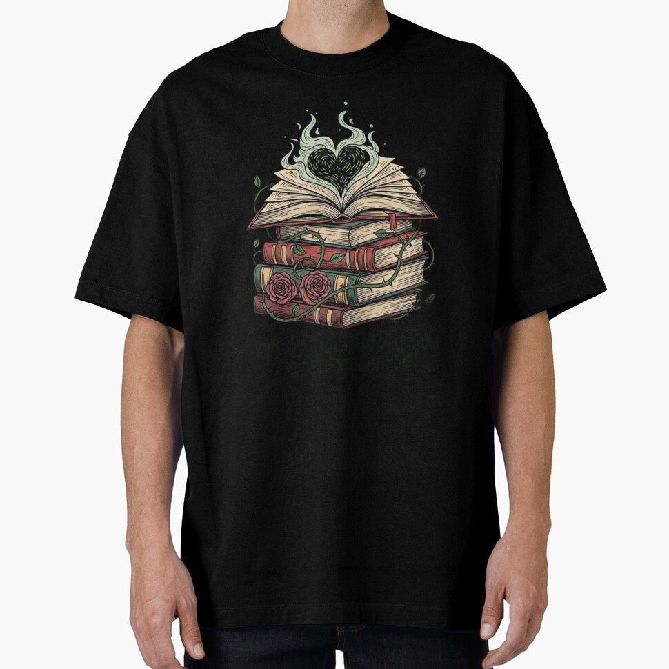 My Book Boyfriend Is Better Than You - Dark Academia Reading T-Shirt by AshronDigital