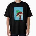 Frog on mushroom by BrookesGallery