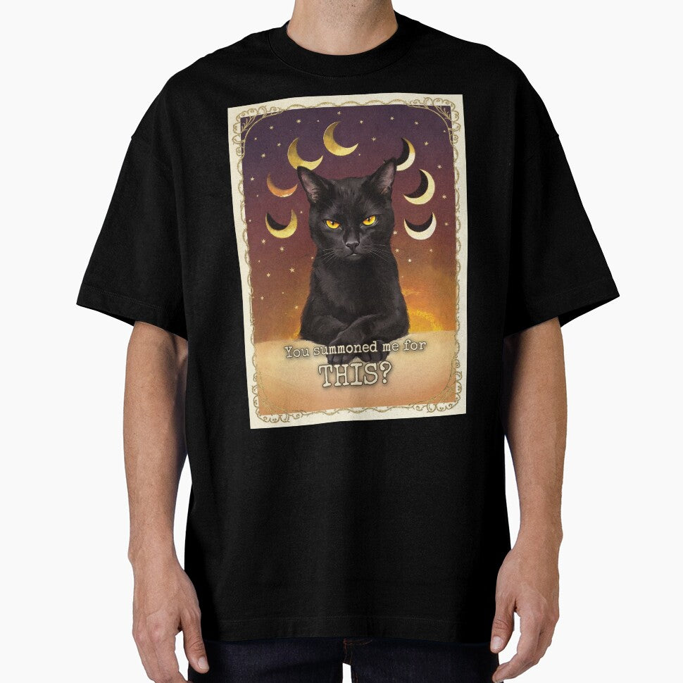 Judgement Tarot Cat You Summoned Me For This Whimsigoth Tee by BLACKCAT-COVEN