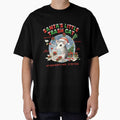 Cute Kawaii Christmas opossum - Santa's Little Trash Cat Opossum Christmas - Funny Naughty Possum Xmas by Collagedream