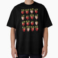 Retro Strawberry Pattern - Hand-drawn vintage design with a summer look by DI GIULIANO