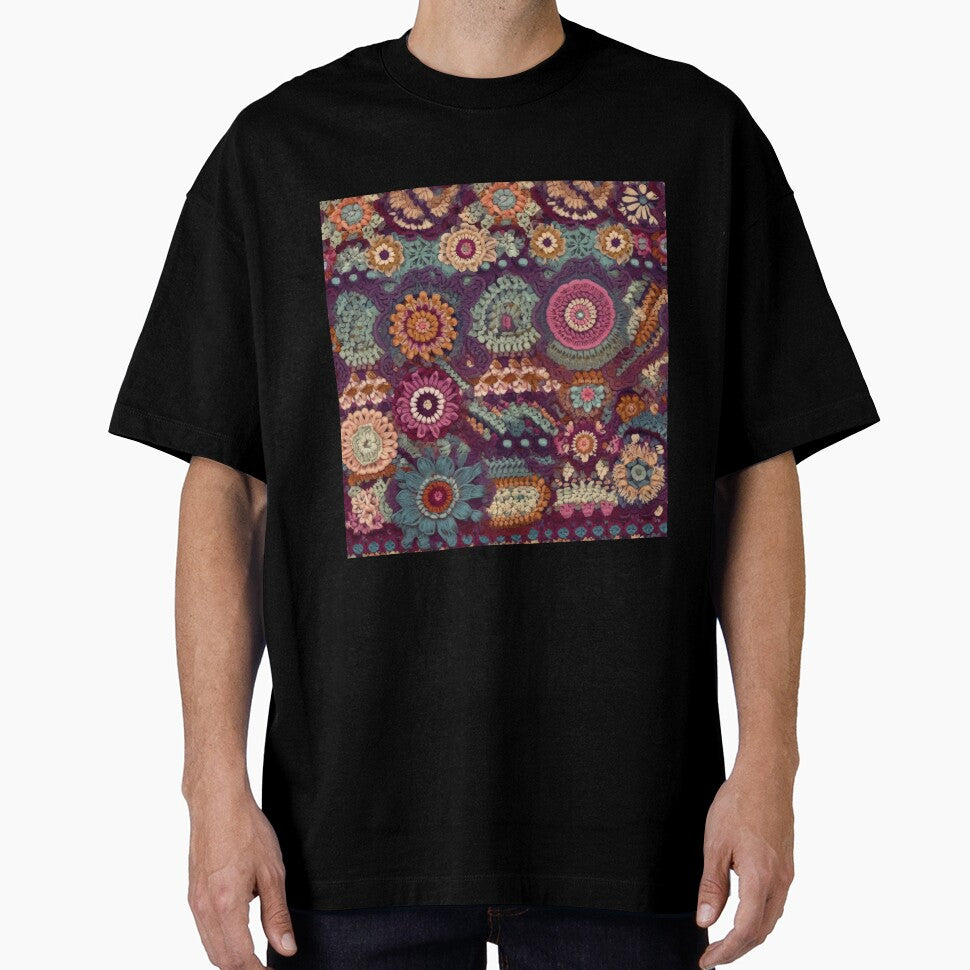 Bohemian Crochet Flower Patchwork - Intricate Yarn Art Pattern by pinkal