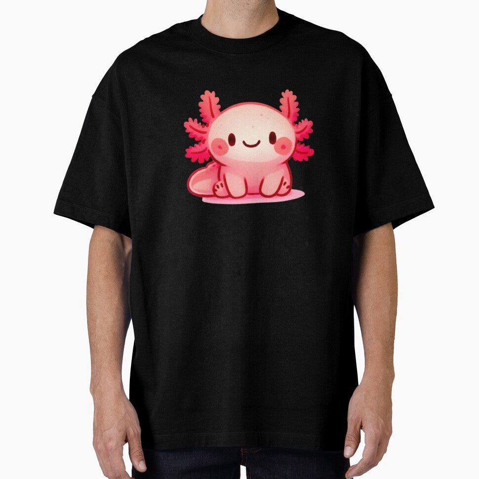 Pink Chubby Axolotl by DaintyDooodles