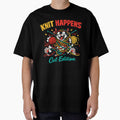Knit Happens Cat Edition Funny Knitting Cat Chaos Yarn Lover Gift by Ladys-Gents