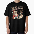 Santa's Tech Support | Funny Christmas IT Helpdesk Humor Holiday Geek Graphic for Techies & Programmersse Life Healthcare Hero Registered Nurse RN LPN Medical Professional Appreciation Gift by demiano-shirt