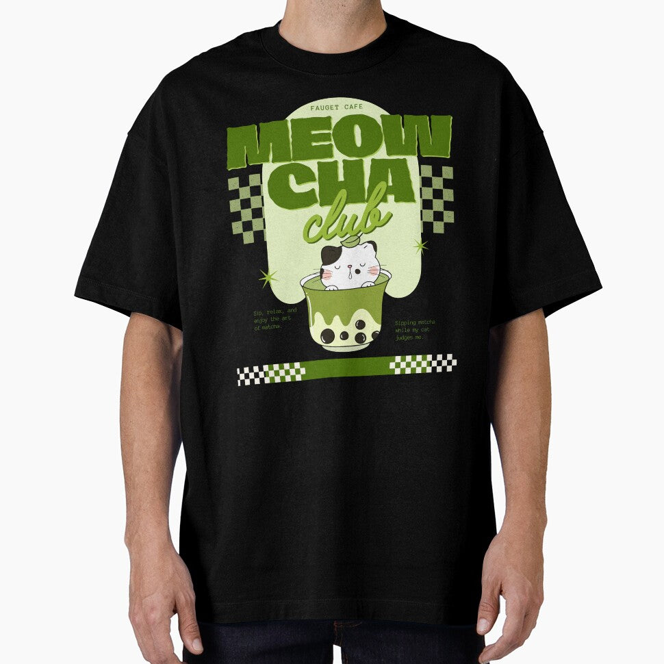 Meowcha Club Funny Matcha Club by thebest-2studio