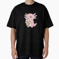 Coffee Axolotl cute kawaii pink funny adorable doodle birthday christmas by CheeseBlueprint