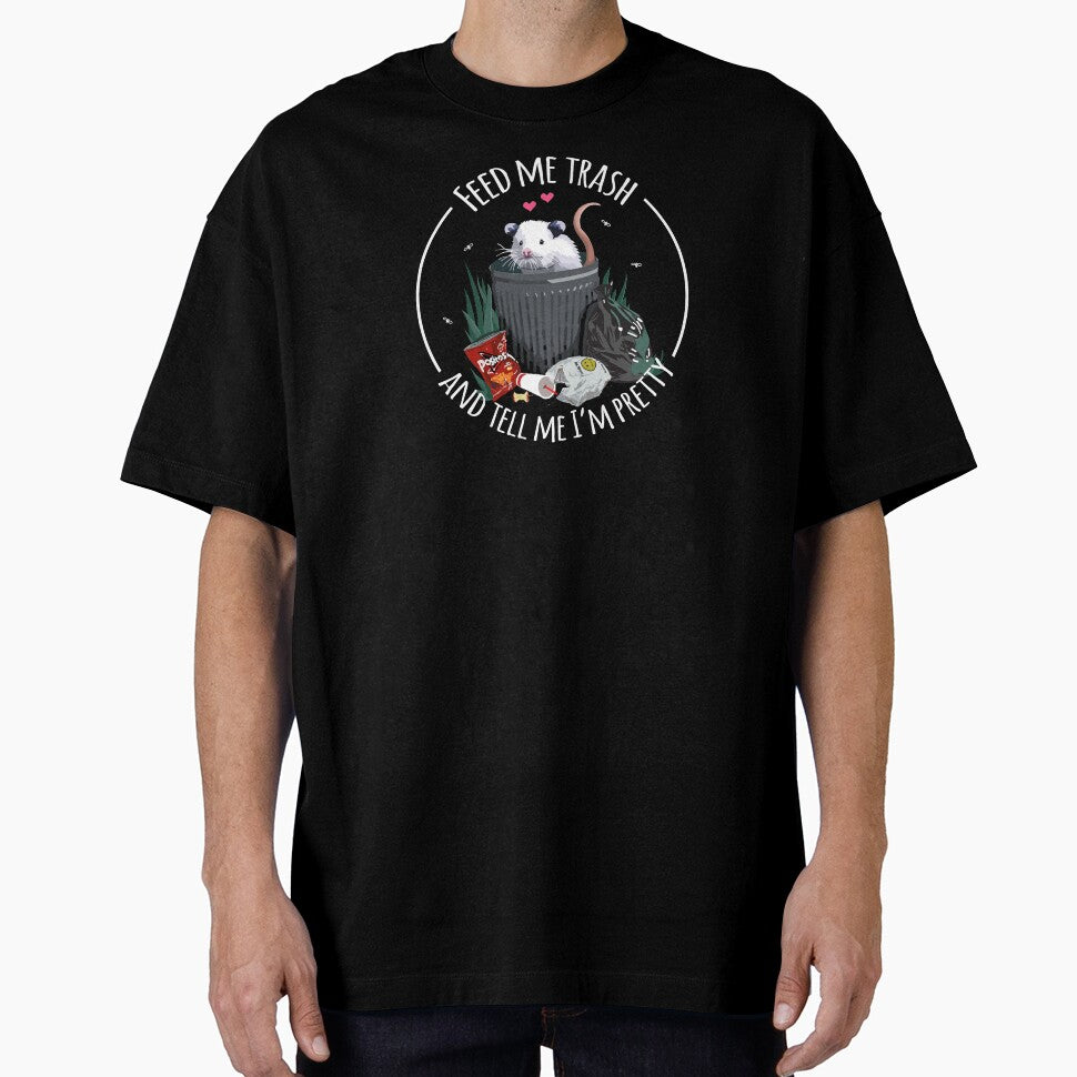 Feed Me Trash Possum Opossum Cute Funny Trash Cat by BoyPilot Goods