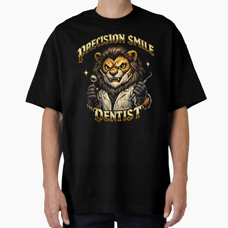 Gothic Lion Dentist Precision Smile Dental Professional Appreciation Gift National Dentist Day Orthodontist Oral Surgeon Dental Hygienist Motivation Design by ClinicalHubs
