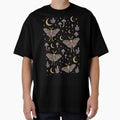 Celestial Moths and Moons – Mystical Seamless Pattern by Ombrya