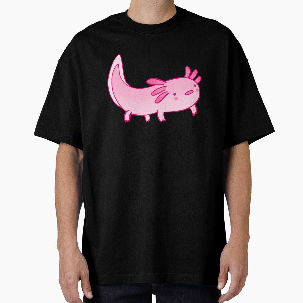 Funny cartoon axolotl by Mayarart