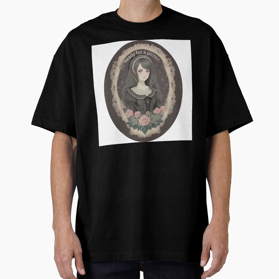 Dressed for a Funeral, Ready for a Picnic - Cottagecore Goth Aesthetic by uglydogboutique