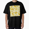 Tropical Bananas on Warm Beige Food Pattern by HotHibiscus