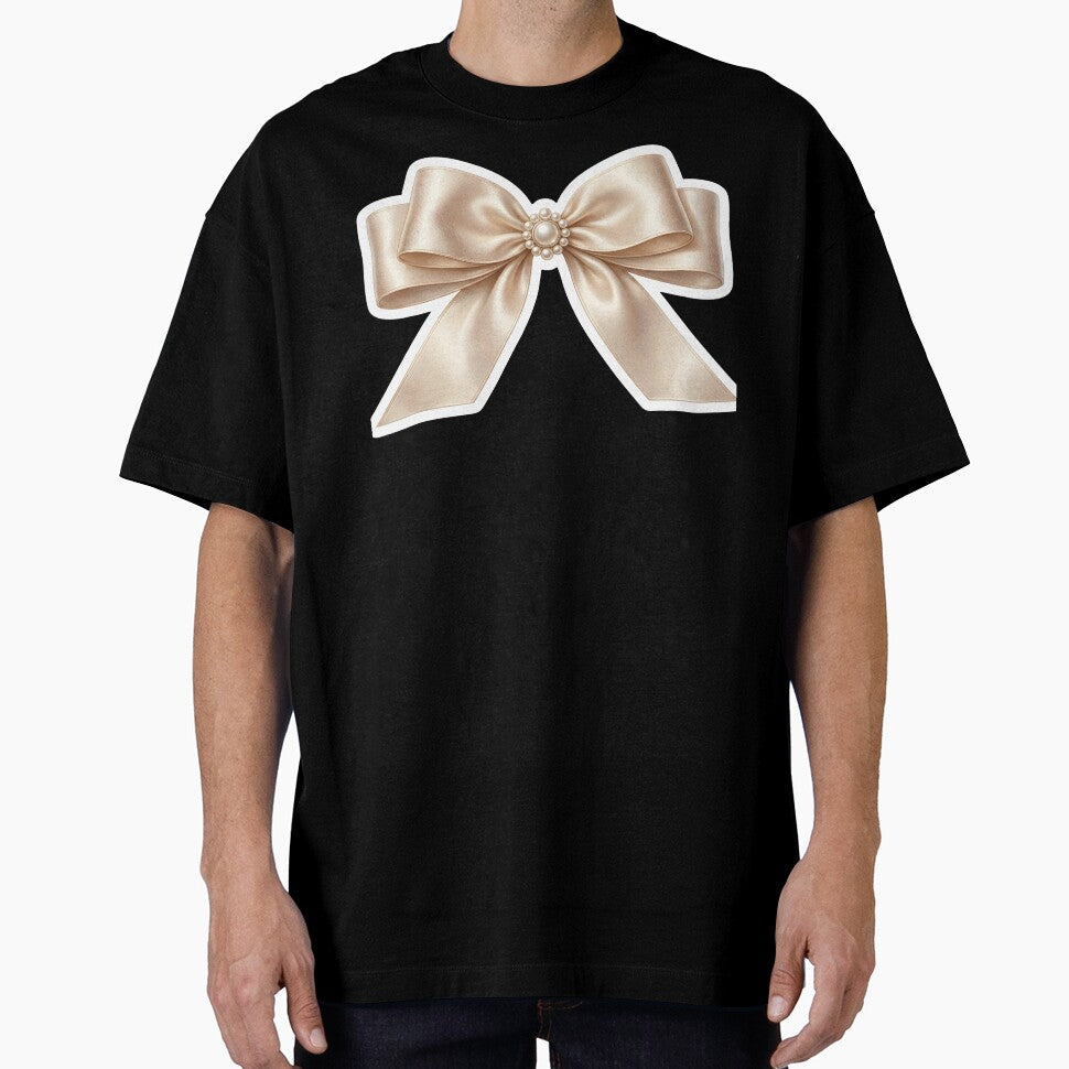 Champagne Silk Ribbon Bow Soft Realism by Strip to Stick