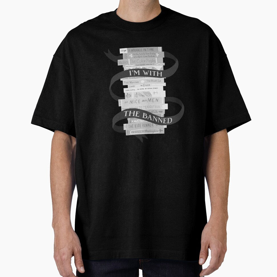 I'm with the Banned (books) grey by literartyghost